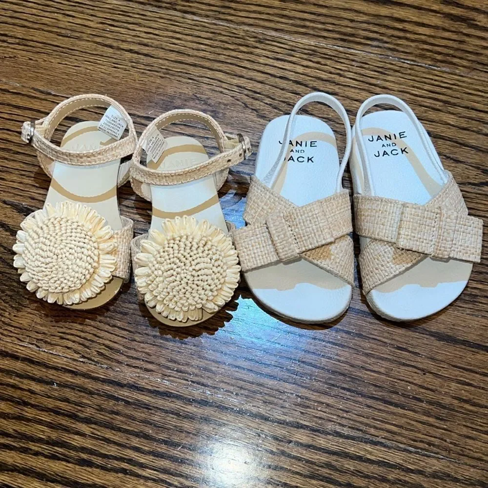 JANIE & JACK SANDALS BUNDLE 4C